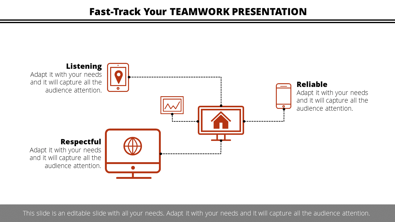 Effective Teamwork Presentation Slide Template Designs